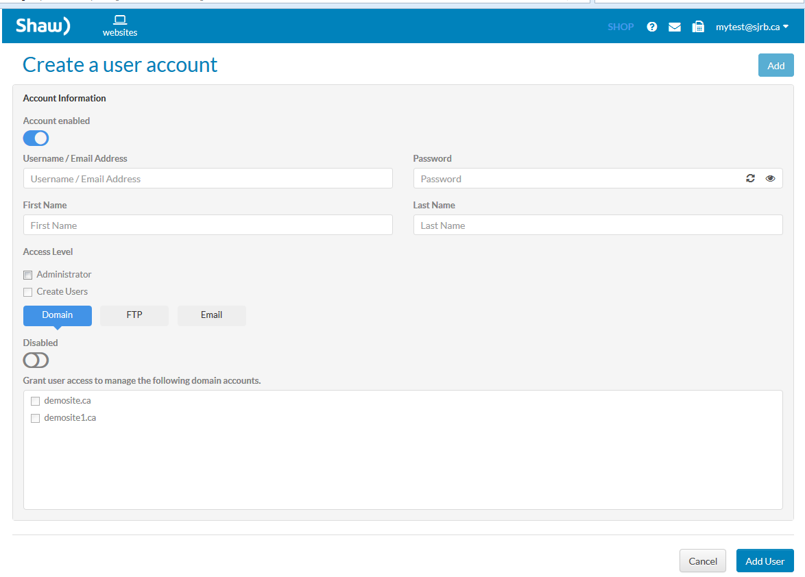 Shaw Hosting User Access 2017-09-06-Portal-User-Rights